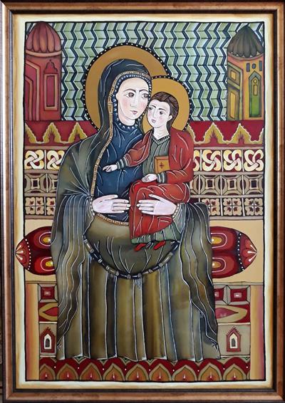 Տիրամայրը Մանուկը գրկին.բատիկա.Ա.Մաթևոսյան.18տ..jpg